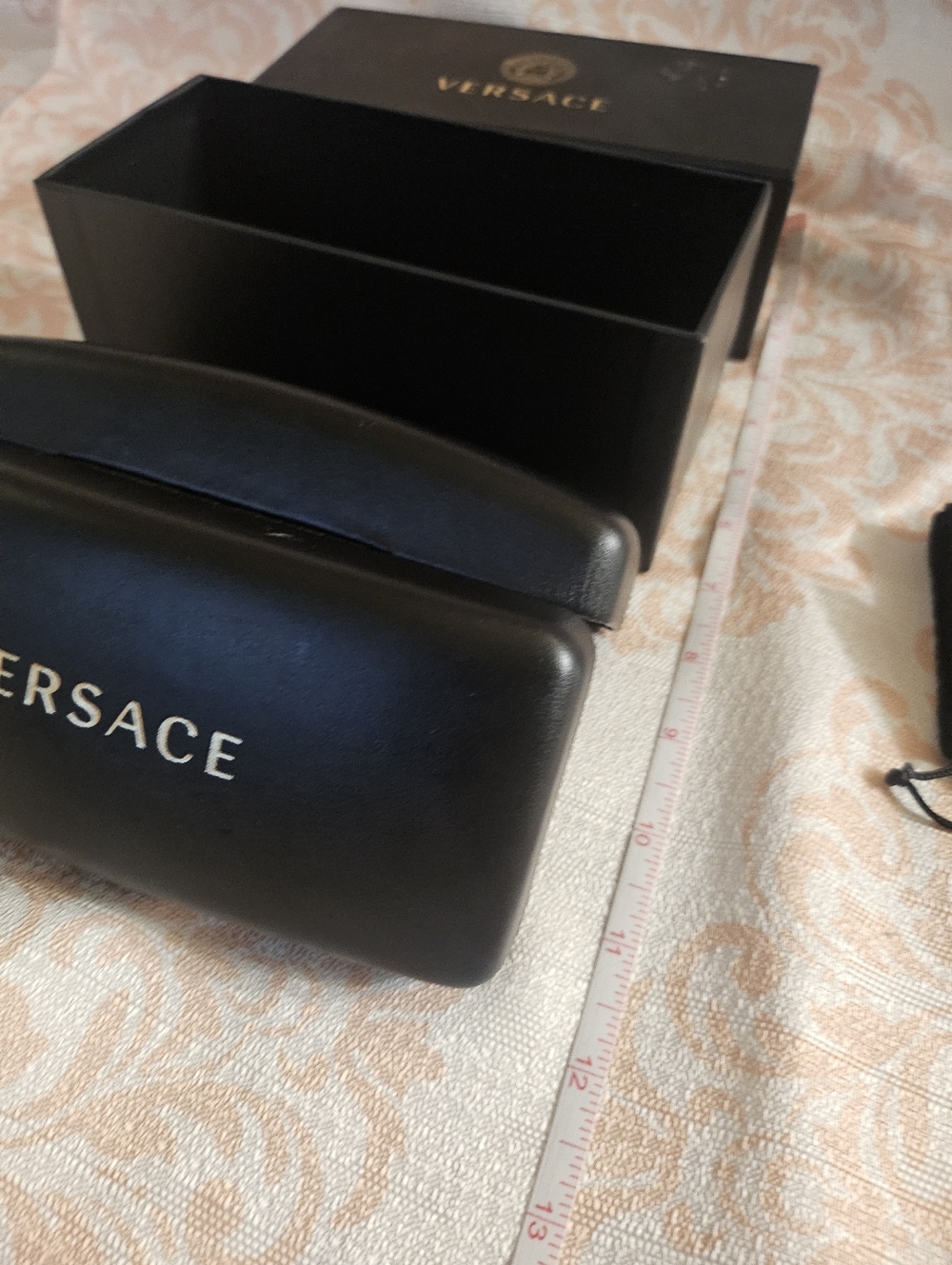 Authentic Versace Sunglass Eyeglass Case Box Dust Cloth W/unbranded Glasses Set - Picture 5 of 15